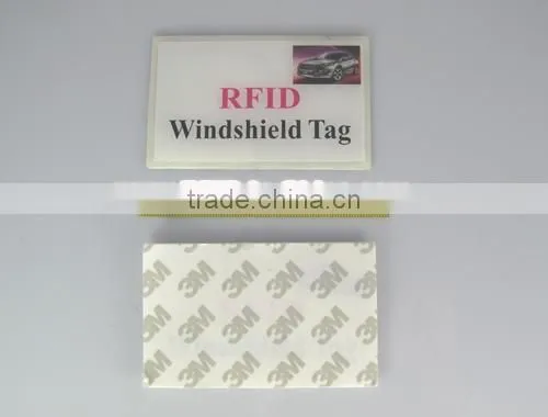 Rewritable RFID EPC Car Windshield Tag with Low Cost