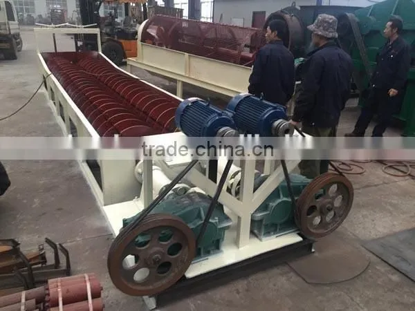 Top quality screw sand washing machine, screw stone washer with CE approval