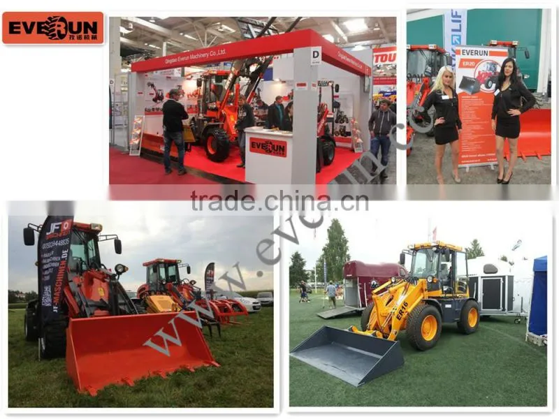 Everun ER06 hydrostatic driving 600KG loading capacity mini Loader/Hoflader