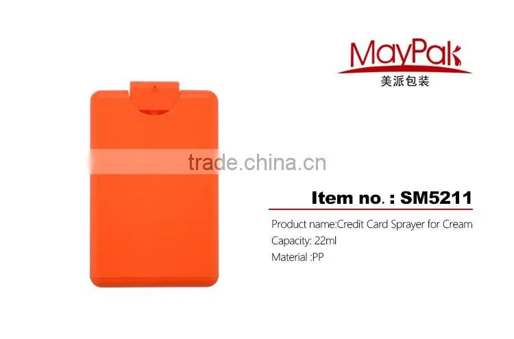 22ml Credit Card Sprayer for Cream Viscous Liquids Spray Bottle