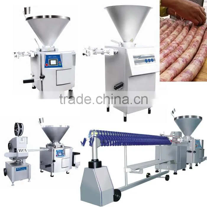 Vacuum sausage stuffer machine