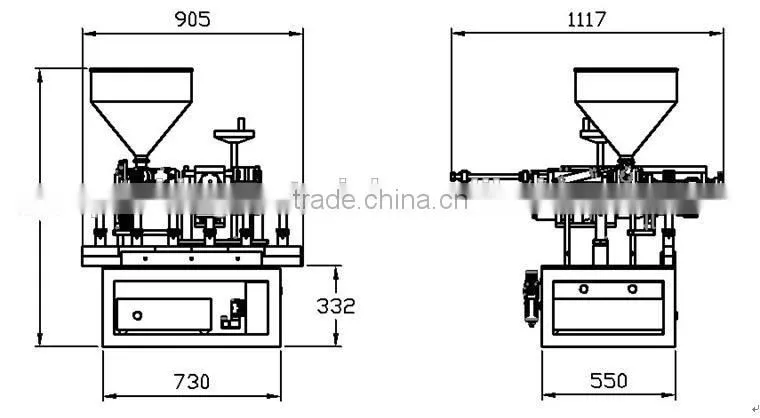 Best quality NF-20B Semi Automatic Aluminum Plastic Tube Filling Sealing Machine