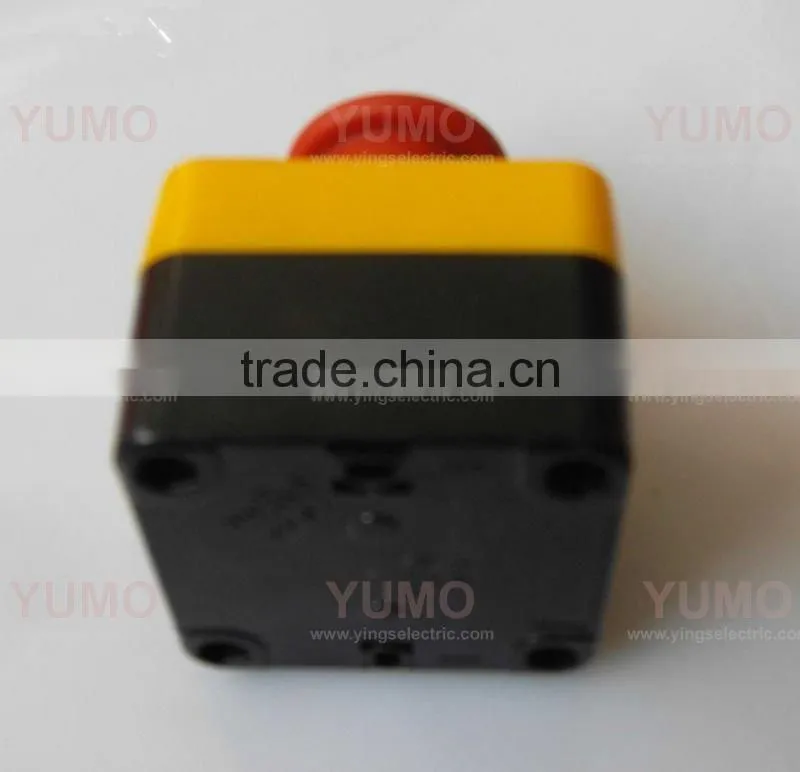 LAY5-J188H29 industrial mushroom push button control box switch with key n445 IP40/54
