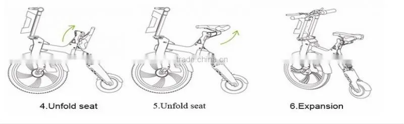 Leadway 300cc trike folding electric hoverboard scooter