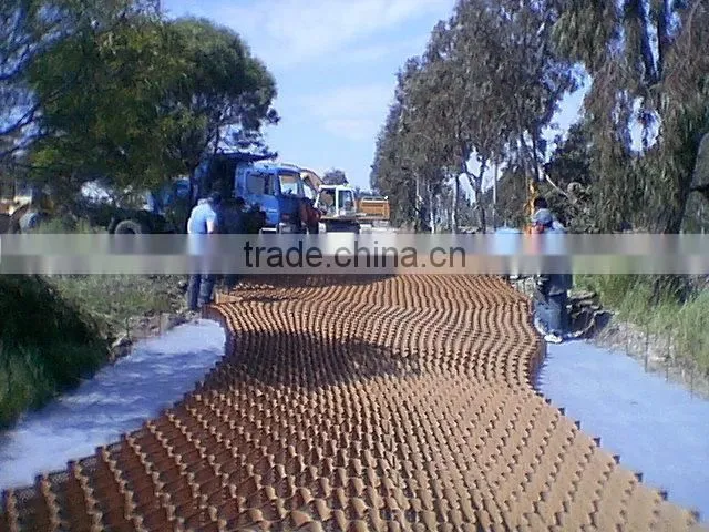 HDPE geocell manufacturer for the slope protection