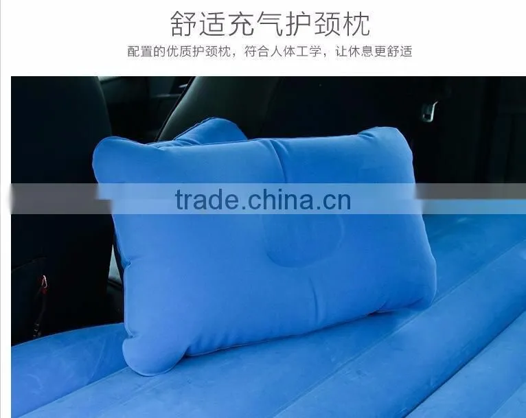 Factory Direct EN71 PVC High Quality Travel Car Bed, Inflatable Air Car Mattess, Portable Folding Car Inflatable Mattress