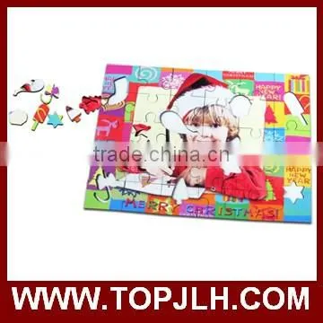 Topjlh 2017 Hot Blanks DIY wood Sublimation MDF Puzzle