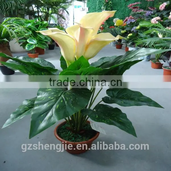 LXY081140 make in China artificial calla lily flower bonsai plants for sale