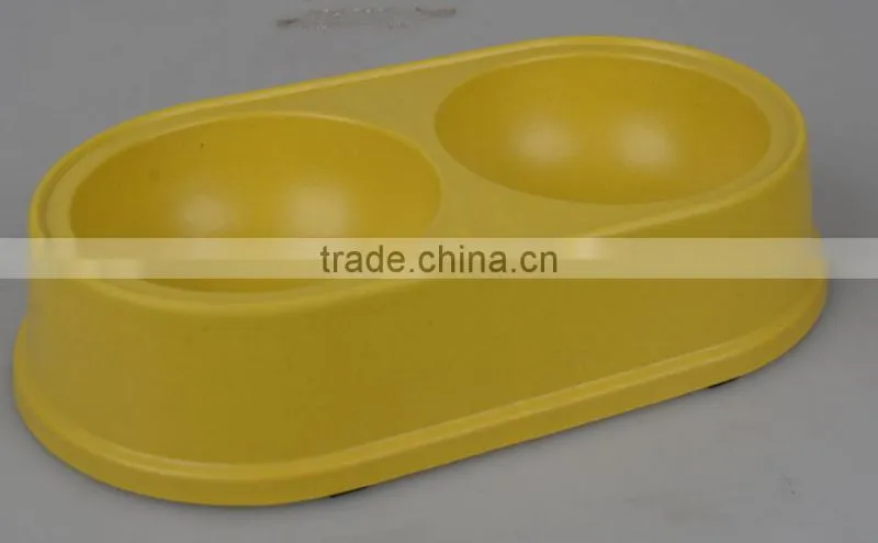 new material bamboo charcoal powder pet bowl