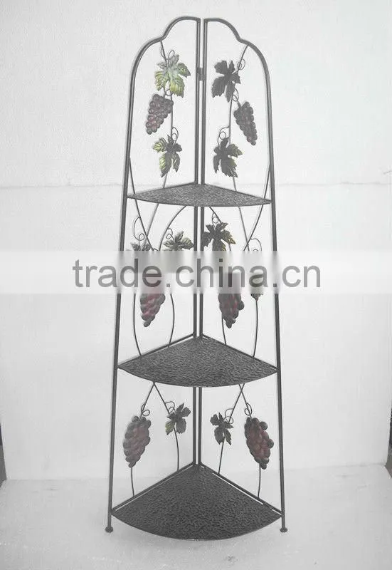 3 layers metal storage for home decor
