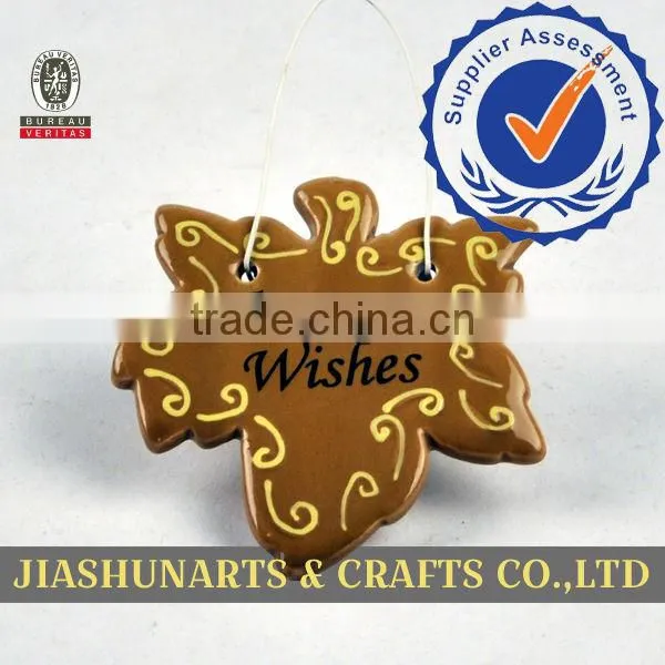 Maple Leaf Shape Ceramic Decorative Door Wall Hangings