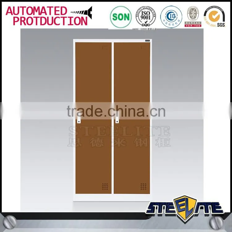 Steel lockers changing room double doors steel locker cabinet
