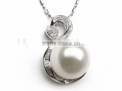13-14mm single pendant designs south sea pearl necklace
