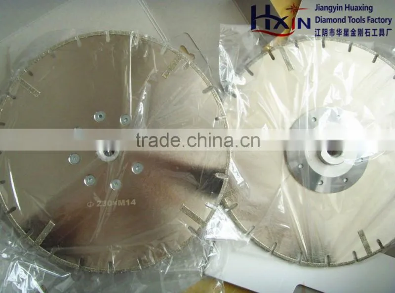 Electroplated Diamond circular cutting blades for soapstones with M14 connection