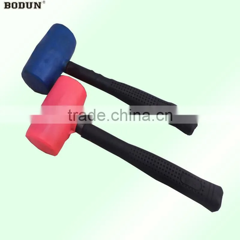 H3003 Plastic handle rubber mallet hammer