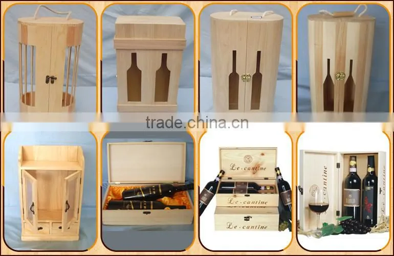 Amazing Painted Wood Wine Box /Wedding Gift