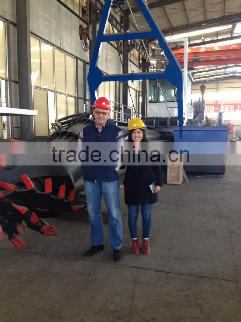 12 inch new cutter suction dredger for long capacity