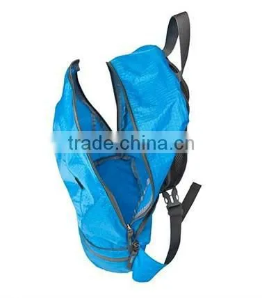 New style waterproof nylon sport waist bag/sport backpack with Dual-purpose bag