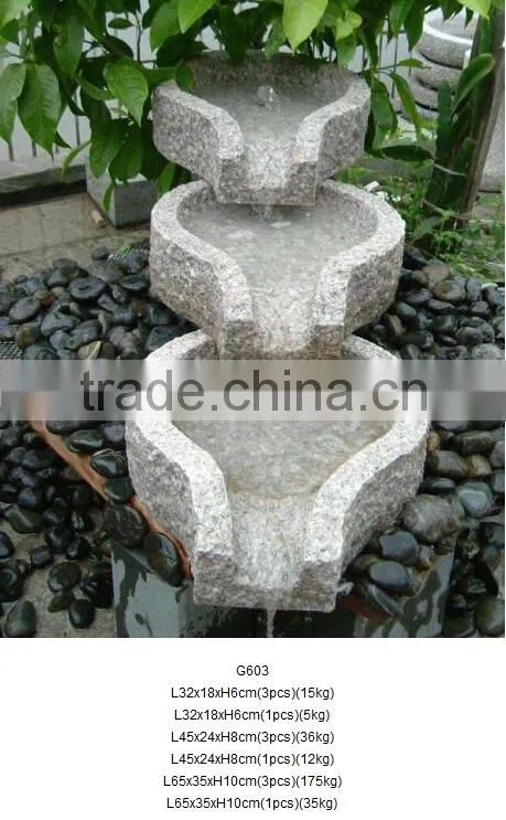 Garden fountains, small bubble decorative water features for hotel or villa
