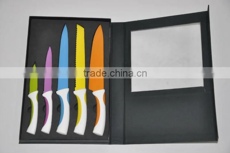 Color knife set with EVA gift box