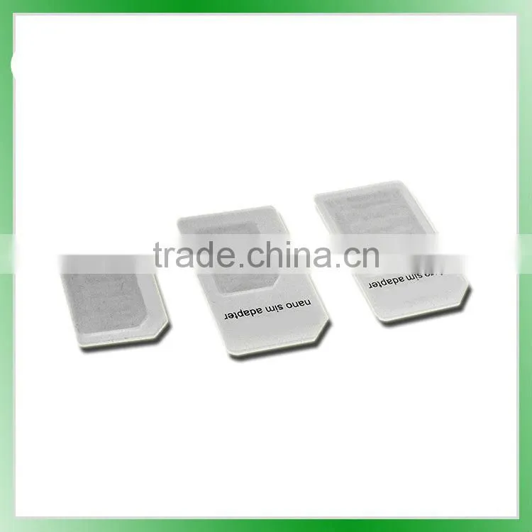Free sample Nano SIM adapter to Micro and Standard Sim Card Adapter mobile pin