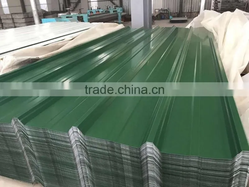 Color Corrugated Roofing Sheet Ghana Market in stock