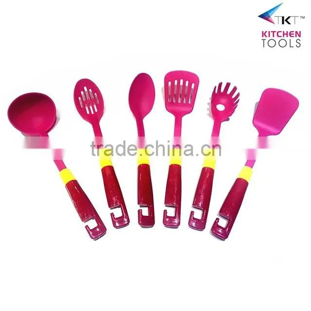 Kitchenware Stainless Steel Kitchen Utensils 6 Pieces nylon Cooking Utensils
