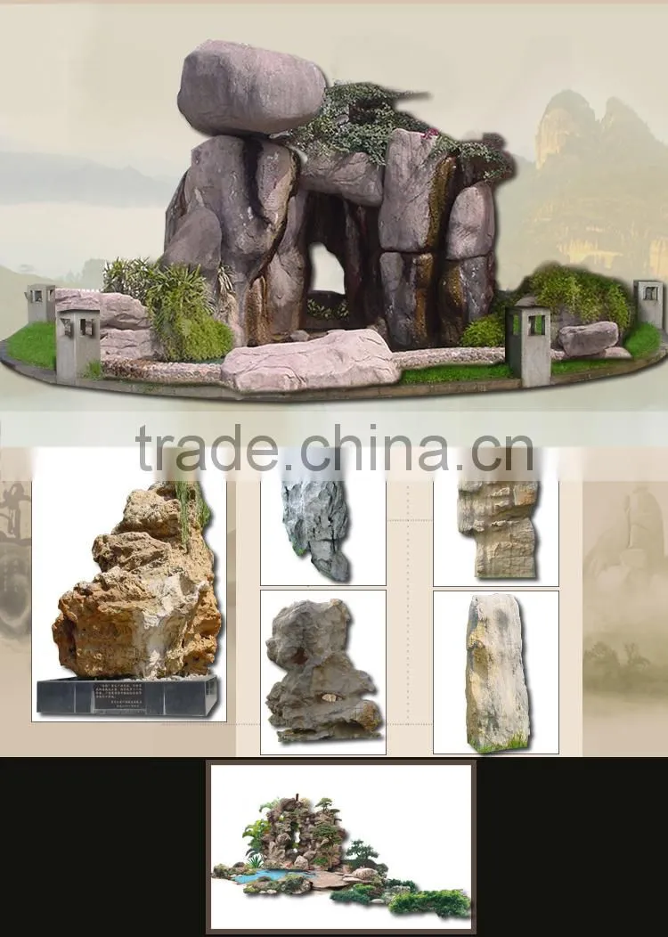 outdoor can be customized artificial waterfall fountain garden decorative landscape artificial waterfall fountain
