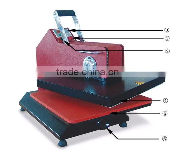 High Pressure Wobble Heat press printing machine