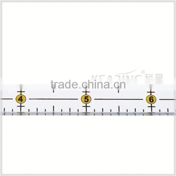 inch sized 12"*0.5" plastic quiting ruler in fatotry wholesale price #kpr12005