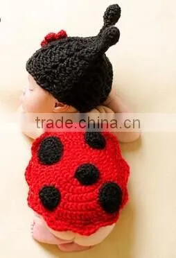 Newborn photography props/crochet baby outfit/hand made knitted pattern baby photography props