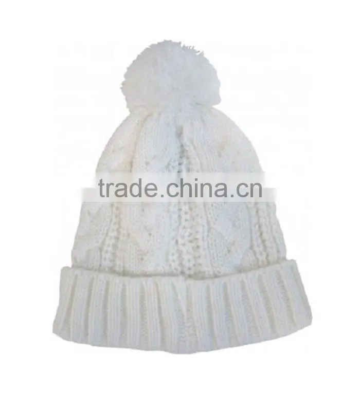 Cheap Hip hop wholesale beanie fur pom hats