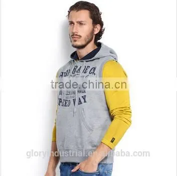 Bodybuilding Mens Custom Sleeveless Hoodie Factory for Sale