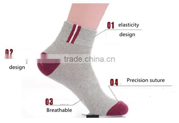 China socks factory Soft wellness breathable men socks black simple men socks compression sock