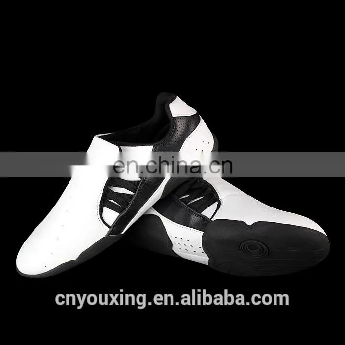 2014 white custom low price taekwondo shoes