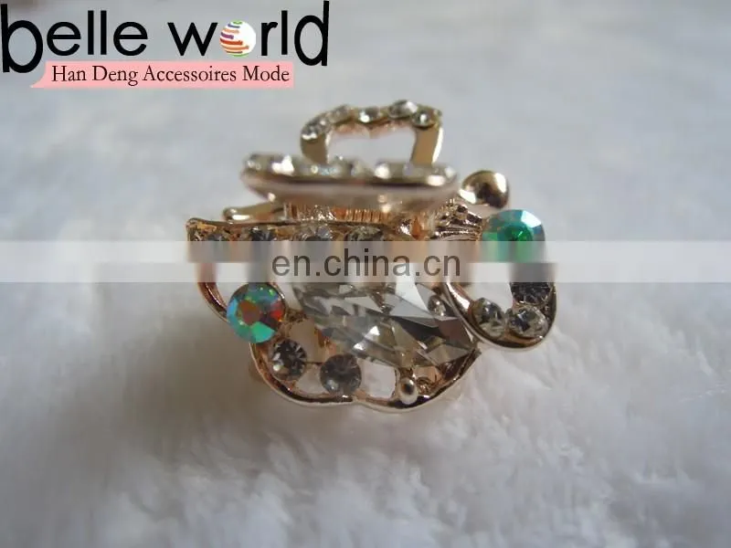 High Quality Jewel Mini Rhinestone Hair Claw Clip