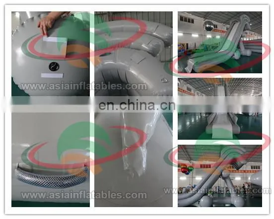 Good quality inflatable yacht floating water slide for ocean inflatable water slide for yacht