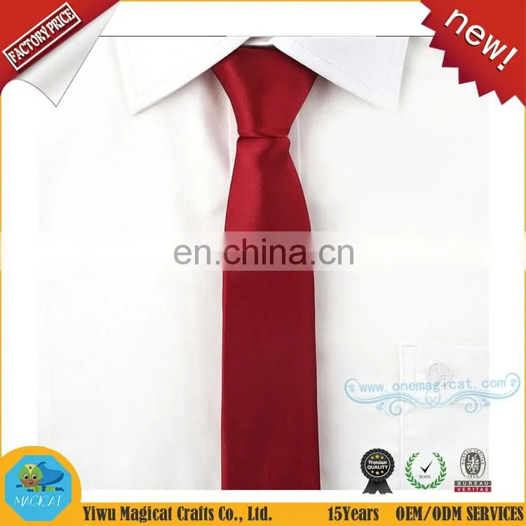 2016 Hot Sale Casual Slim Tie Men's Solid Color Skinny Necktie Formal Wedding Party Ties For Men Clothing Accessories