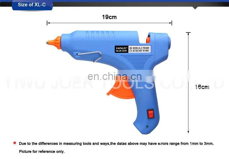 XL-C60 60w dripless design 2016 new hot melt glue gun
