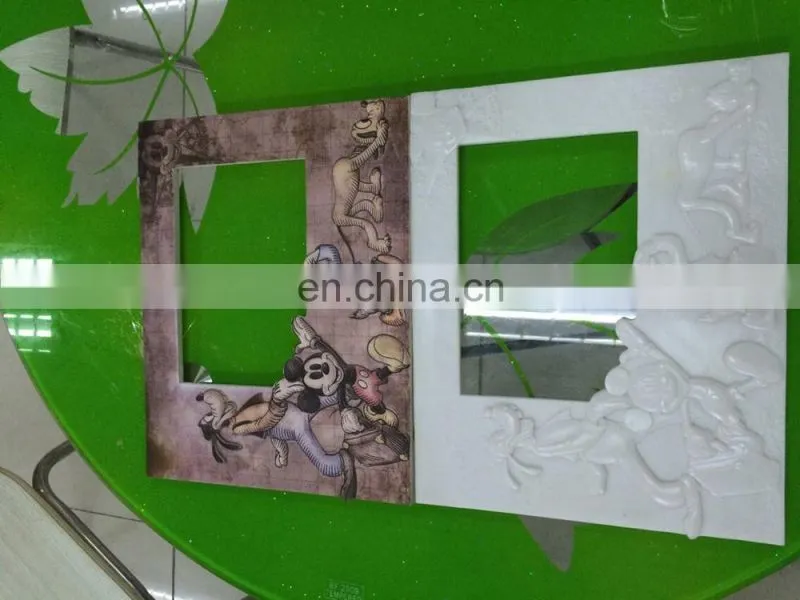 Gypsum material double head uv printing machine