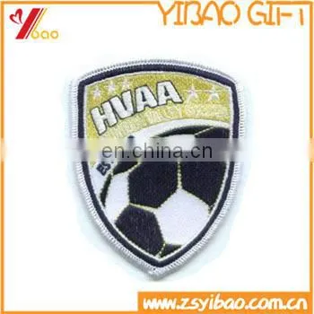 Customized national flag 100% embroidery patches with iron-on