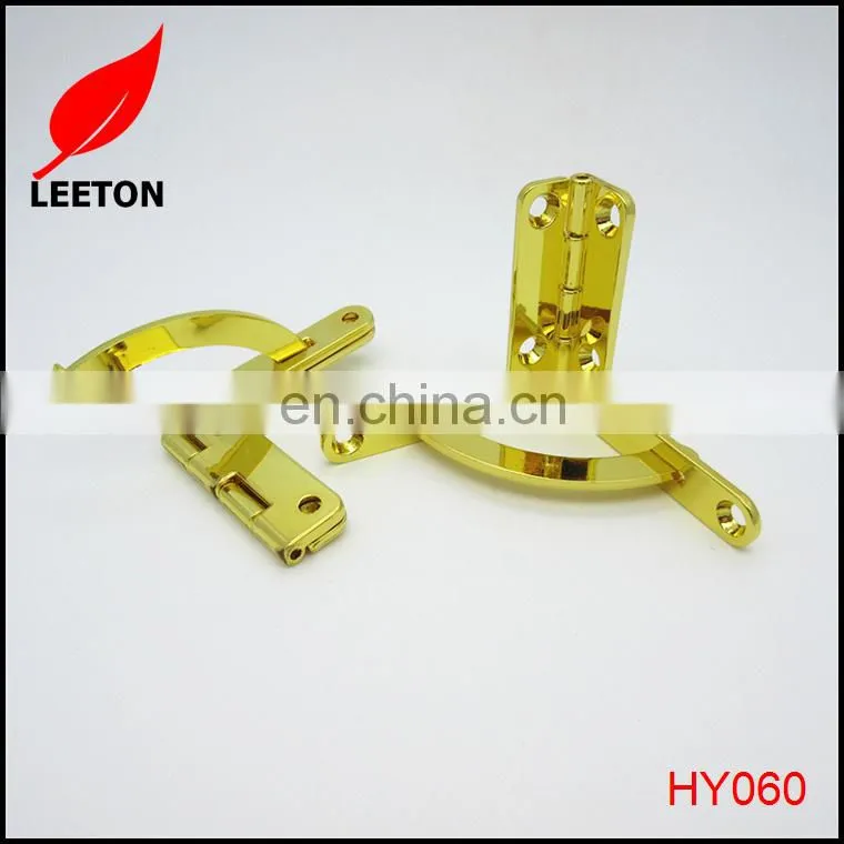 China manufacturer zinc alloy gold quadrant hinge for wooden box