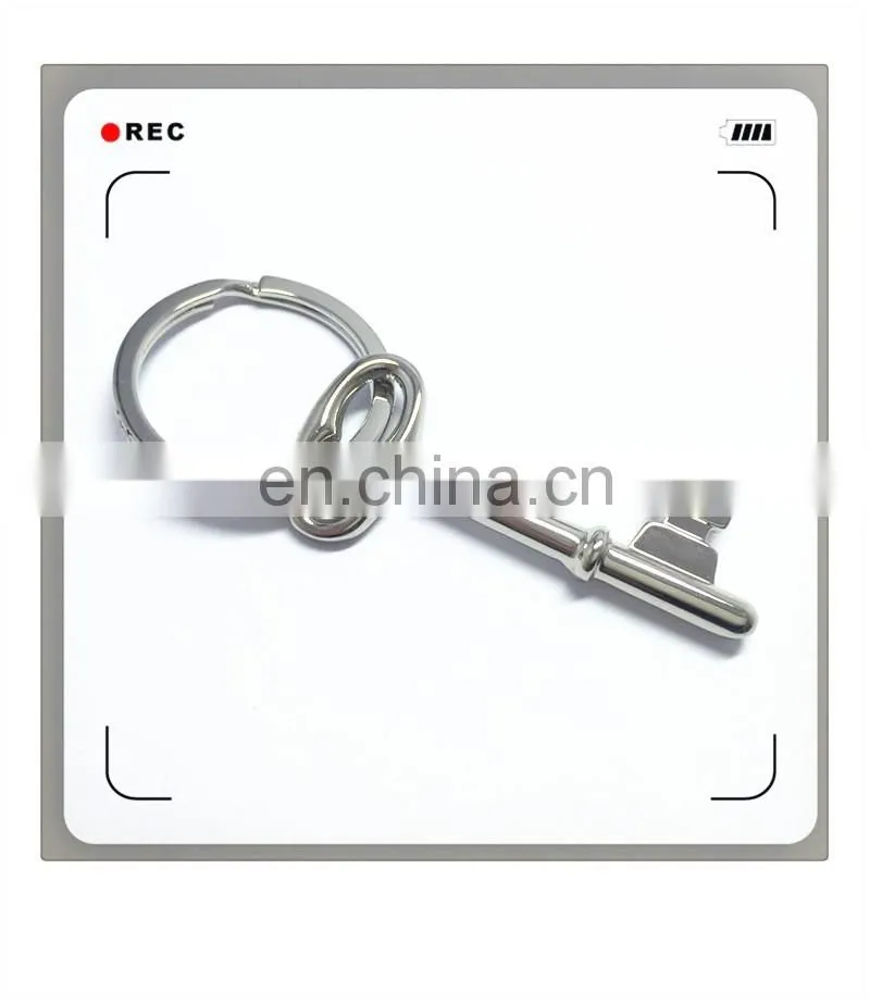 wholesale costomised key shaped keychain for promotion