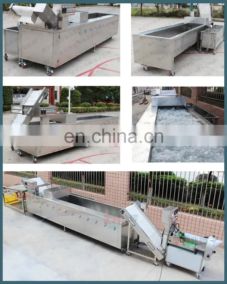 Leaf vegetable cutting machine/cabbage lettuce ozone washing machine/leaf vegetable washing processing line