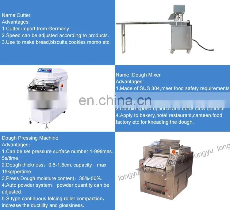 Shanghai Longyu Steamed Round Bread/ Bun Baozi Momo Making Machine Bun Production Line