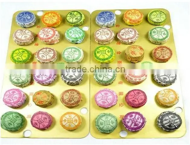 Pu 'er TuoCha, mini puer tuocha, Fermented puer tea per bag, mixed puer tea