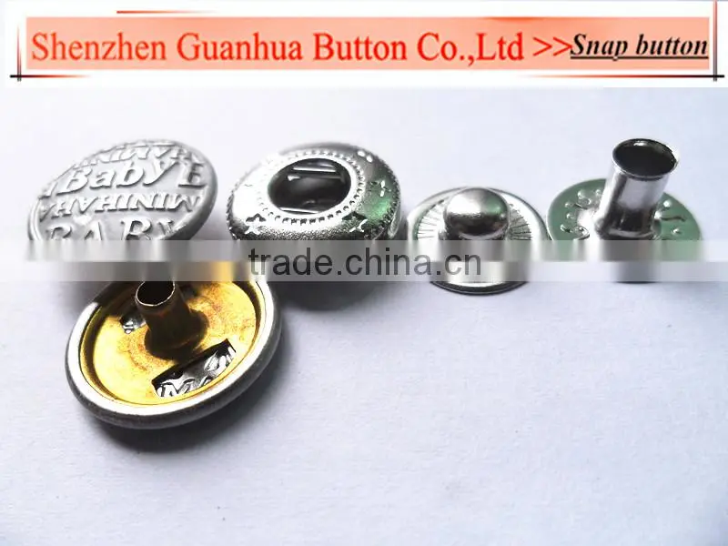 New custom spring snap button,press snap button