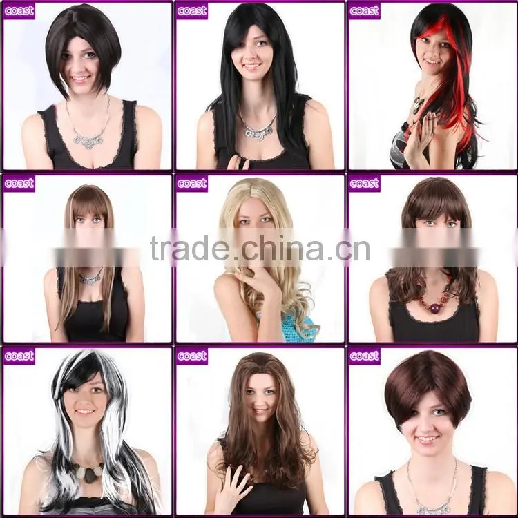 fashion red wig cap hairstyles
