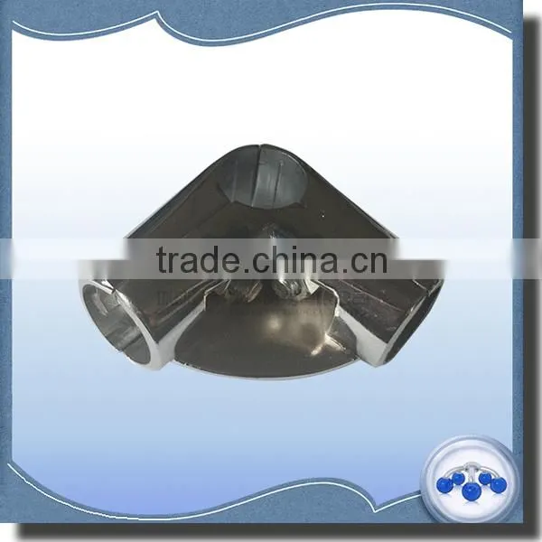 wholesale chrome 25mm round tube connector/ Joker&Uno