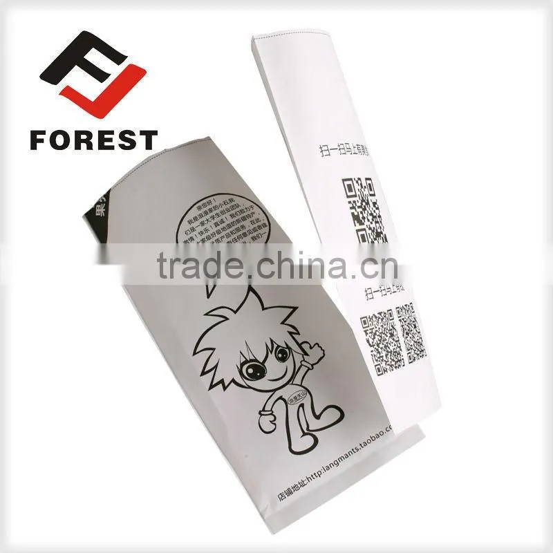 White cute lunch paper bags for gifts